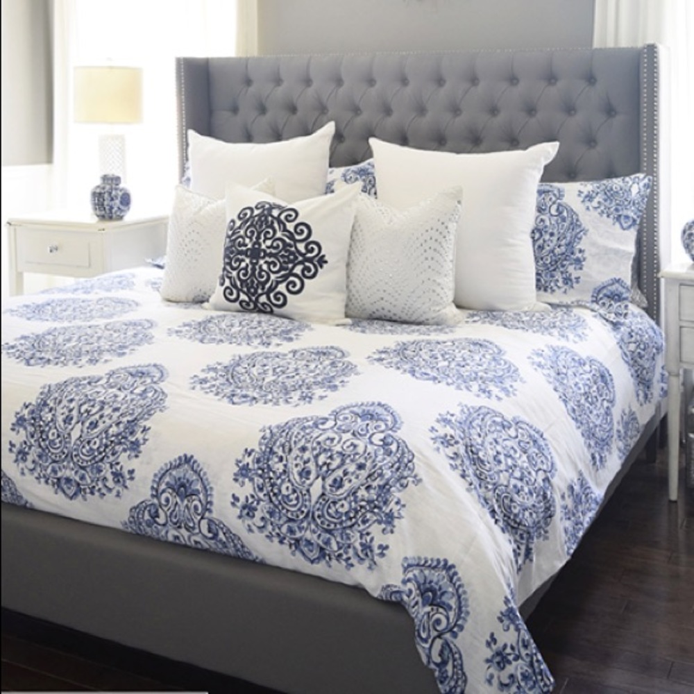 ISO Nicole Miller Blue China Paisley Comforter